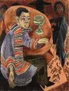 Ernst Ludwig Kirchner The Drinker or Self-Portrait as a Drunkard oil painting picture wholesale